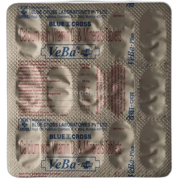 veba plus tablet 15's